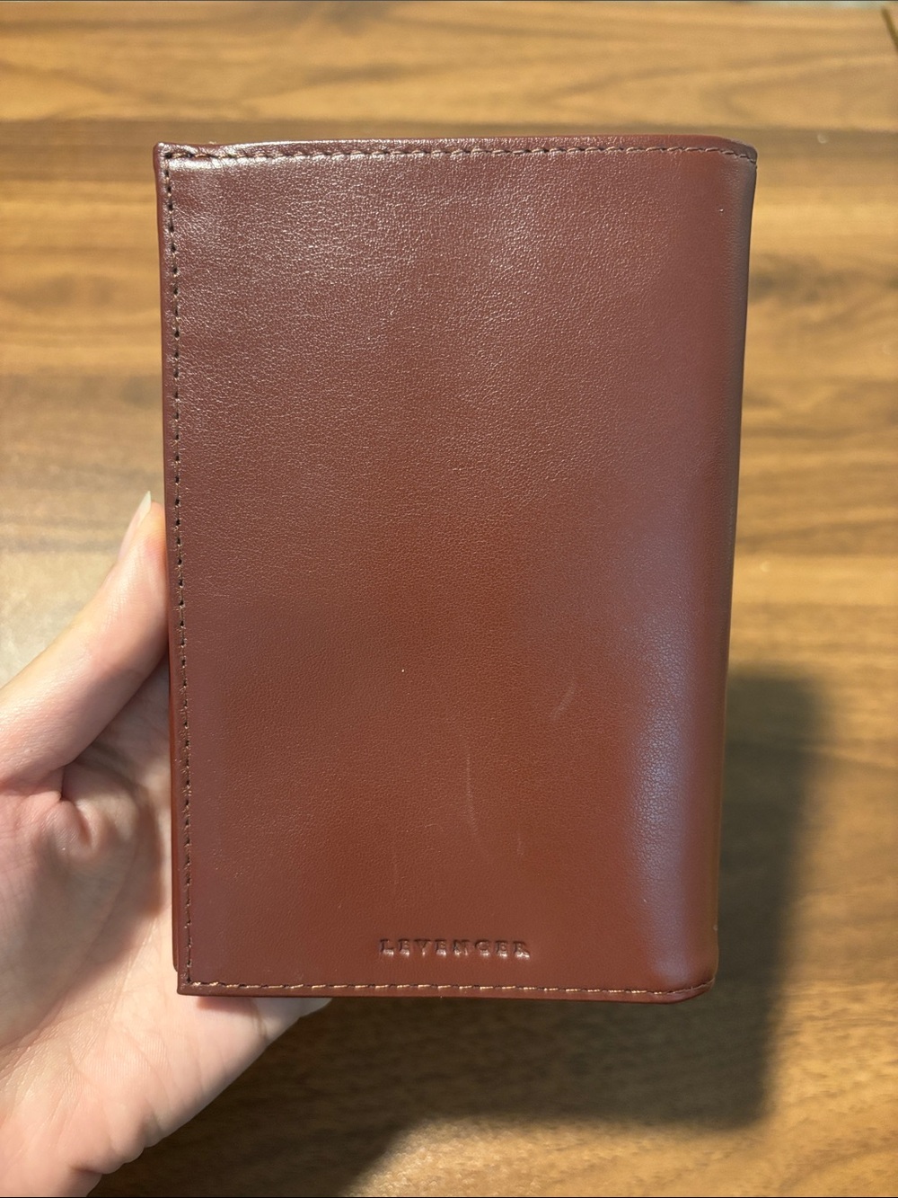 Levenger Leather Passport Wallet